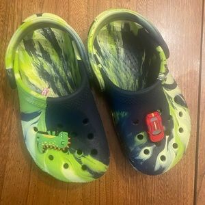 Crocs little kid size 8 tie-dye